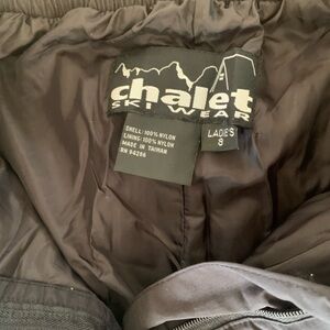 Chalet Ski Wear Black womens pants
